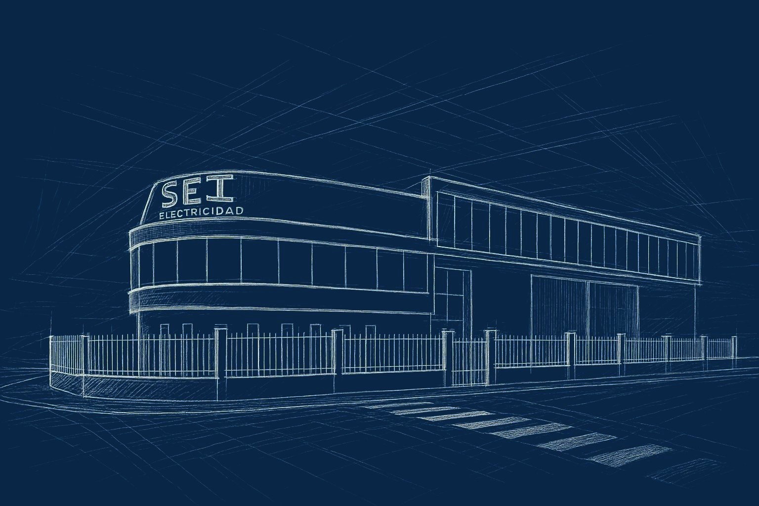 Ilustración de la sede de SEI Electricidad